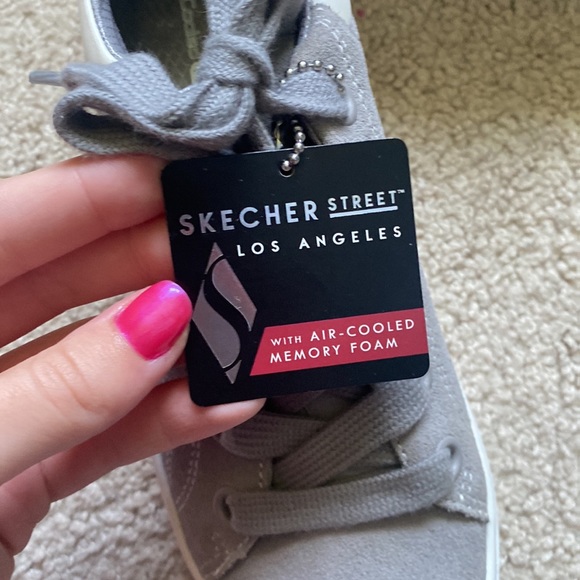 NWT Grey Sketches Street Los Angeles Lace Up Oxford Platform Sneakers Size 6 - Picture 7 of 10